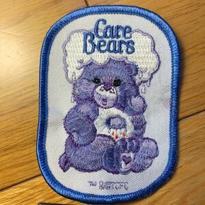 Care Bears Patch  Grumpy Bear sew on patch decal vintage